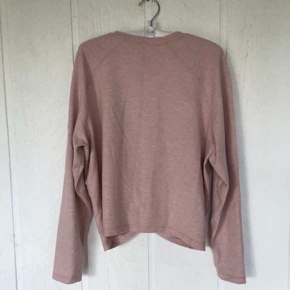 LULULEMON TUCK & GATHER WEATSHIRT TOP SIZE 6/8 - Picture 7 of 8